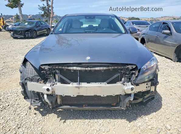 55SWF4JBXHU194600 2017 MERCEDES-BENZ C Gray Front view