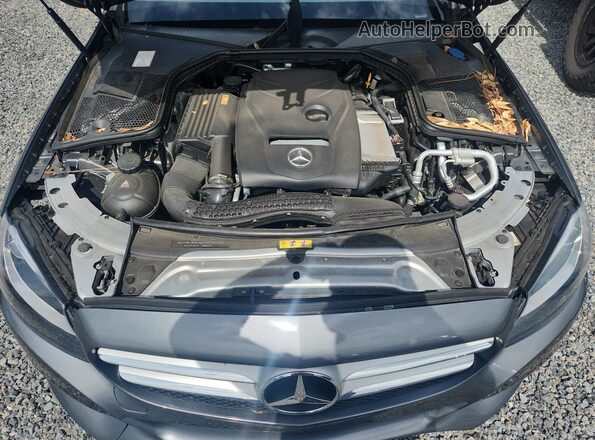 55SWF4JBXHU199618 2017 MERCEDES-BENZ C Gray Widok wnętrza z tyłu