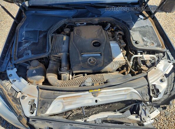 55SWF4JBXHU204073 2017 MERCEDES-BENZ C Серый Вид задней части салона