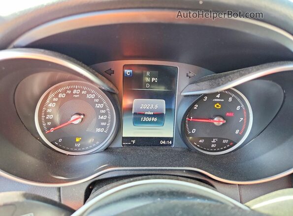 55SWF4JBXHU217986 2017 MERCEDES-BENZ C Black Vista del cuadro de instrumentos