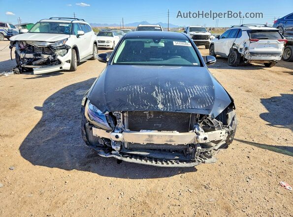 55SWF4JBXHU217986 2017 MERCEDES-BENZ C Black Vista frontal