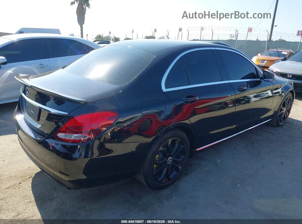 55SWF4JBXHU218426 2017 MERCEDES-BENZ C-CLASS Black Rear right