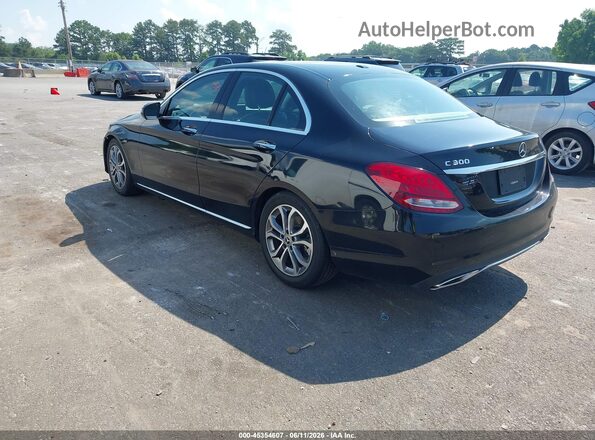55SWF4JBXHU225649 2017 MERCEDES-BENZ C-CLASS Black Задня ліва чверть
