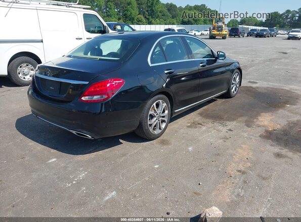 55SWF4JBXHU225649 2017 MERCEDES-BENZ C-CLASS Black Задня права чверть