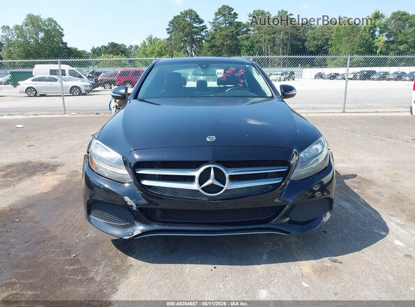 55SWF4JBXHU225649 2017 MERCEDES-BENZ C-CLASS Black Вид щитка приладів