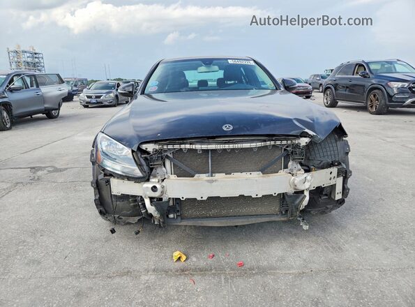 55SWF4JBXHU233203 2017 MERCEDES-BENZ C Black Front view