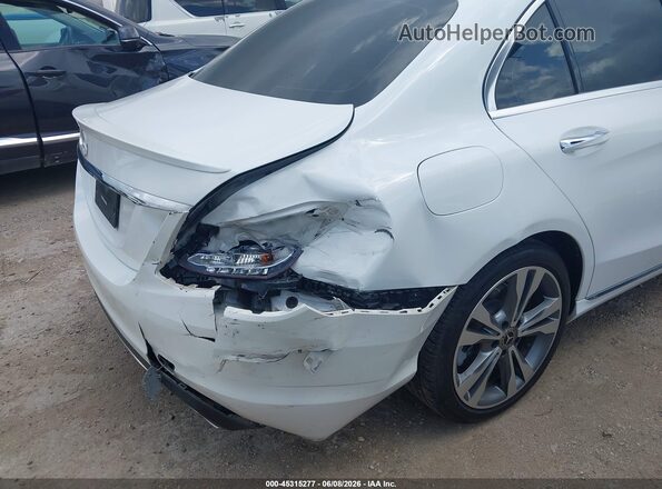 55SWF4JBXJU245471 2018 MERCEDES-BENZ C-CLASS White Vista frontal