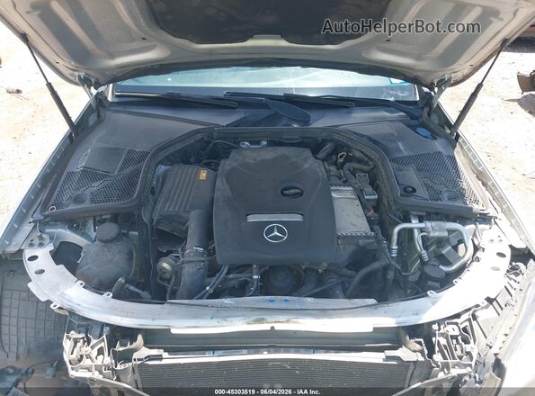 55SWF4JBXJU249696 2018 MERCEDES-BENZ C-CLASS Silver Rear view