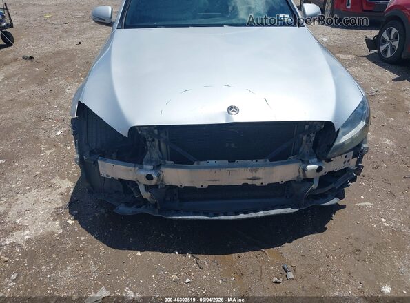 55SWF4JBXJU249696 2018 MERCEDES-BENZ C-CLASS Silver Front view