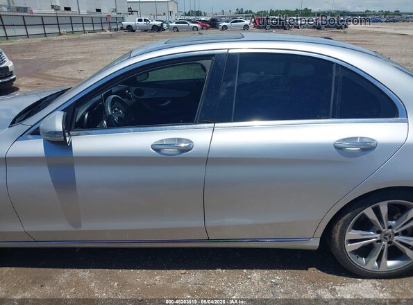 55SWF4JBXJU249696 2018 MERCEDES-BENZ C-CLASS Silver 