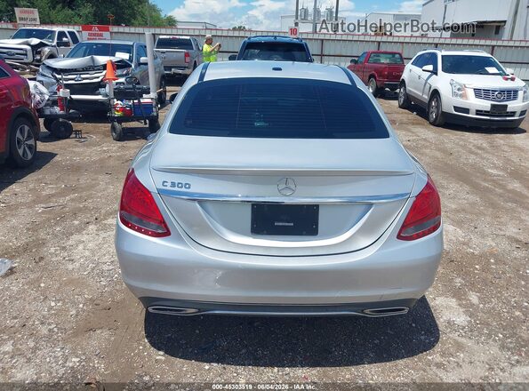 55SWF4JBXJU249696 2018 MERCEDES-BENZ C-CLASS Silver 