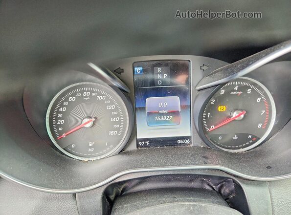 55SWF4JBXJU256518 2018 MERCEDES-BENZ C Blue Vista del cuadro de instrumentos
