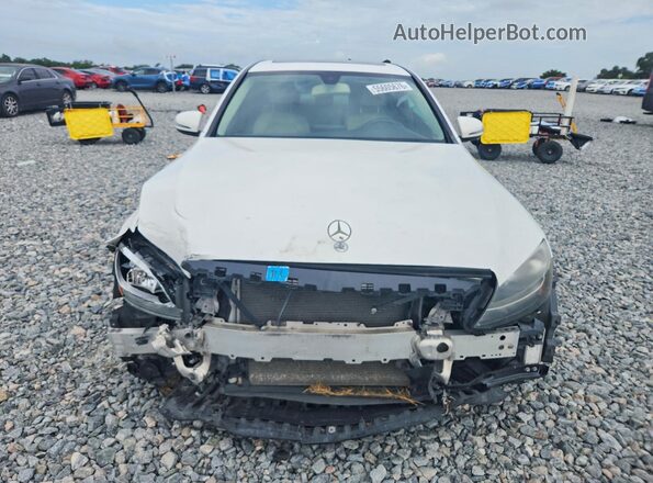 55SWF4JBXJU268362 2018 MERCEDES-BENZ C Белый Вид спереди