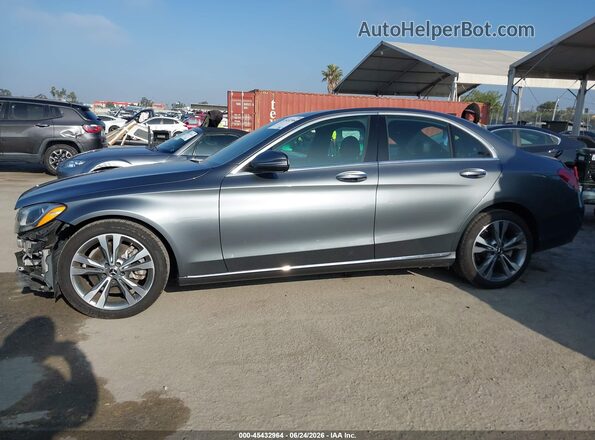 55SWF4JBXJU280950 2018 MERCEDES-BENZ C-CLASS Gray 
