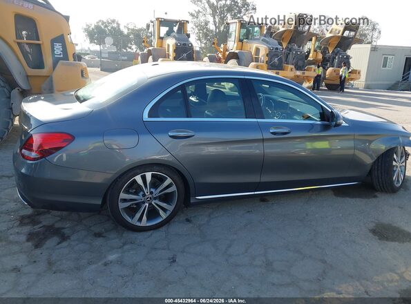 55SWF4JBXJU280950 2018 MERCEDES-BENZ C-CLASS Gray 360 interior view