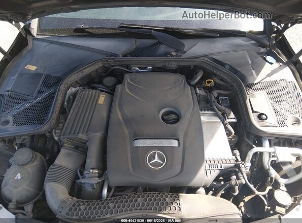 55SWF4KB0GU101886 2016 MERCEDES-BENZ C-CLASS Black Հետևի տեսք