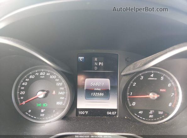 55SWF4KB0GU101886 2016 MERCEDES-BENZ C-CLASS Black Հետևի նստատեղերի տեսք
