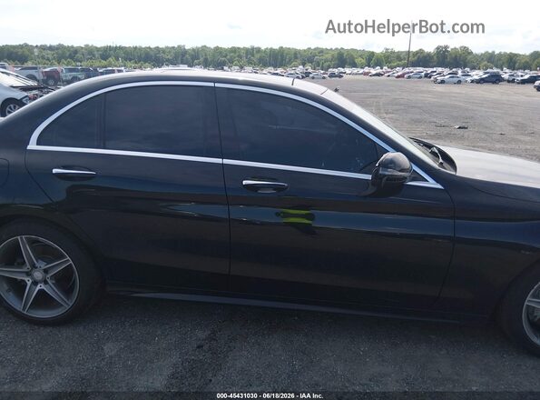 55SWF4KB0GU101886 2016 MERCEDES-BENZ C-CLASS Black Սալոնի հետևի տեսք