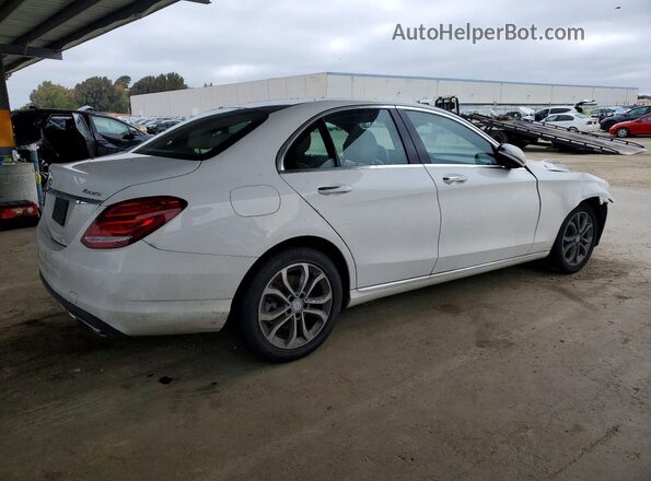 55SWF4KB0GU113570 2016 MERCEDES-BENZ C White 