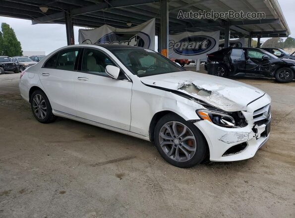 55SWF4KB0GU113570 2016 MERCEDES-BENZ C White 