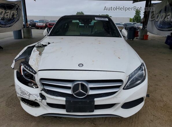 55SWF4KB0GU113570 2016 MERCEDES-BENZ C White 