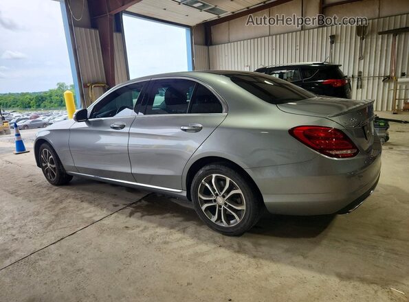 55SWF4KB0GU134709 2016 MERCEDES-BENZ C Silver უკანა მარცხენა