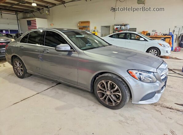 55SWF4KB0GU134709 2016 MERCEDES-BENZ C Silver წინა მარჯვენა