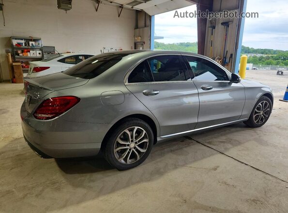 55SWF4KB0GU134709 2016 MERCEDES-BENZ C Silver უკანა მარჯვენა