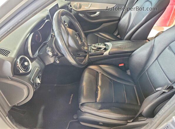 55SWF4KB0GU134709 2016 MERCEDES-BENZ C Silver წინა სალონის ხედი