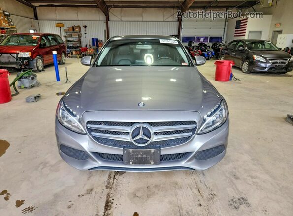 55SWF4KB0GU134709 2016 MERCEDES-BENZ C Silver წინა ხედი
