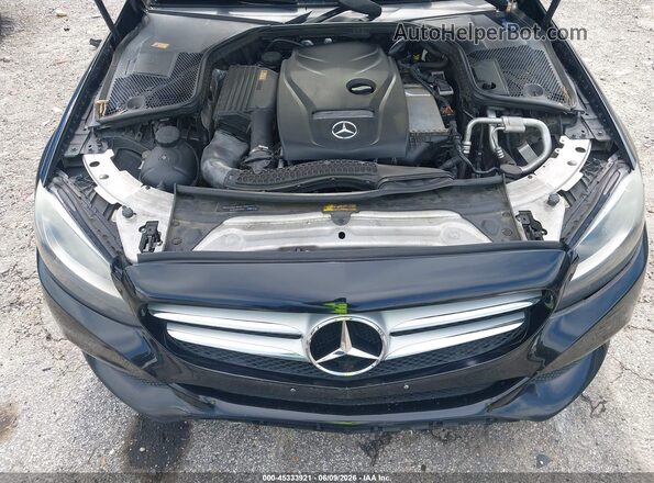 55SWF4KB0GU148920 2016 MERCEDES-BENZ C-CLASS Black უკანა ხედი