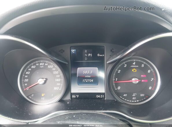 55SWF4KB0GU148920 2016 MERCEDES-BENZ C-CLASS Black 