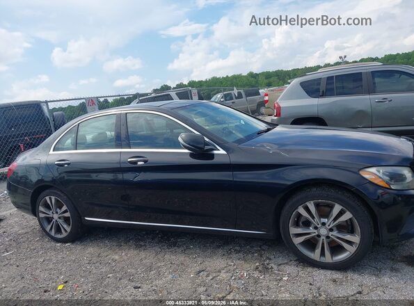 55SWF4KB0GU148920 2016 MERCEDES-BENZ C-CLASS Black უკანა სალონის ხედი