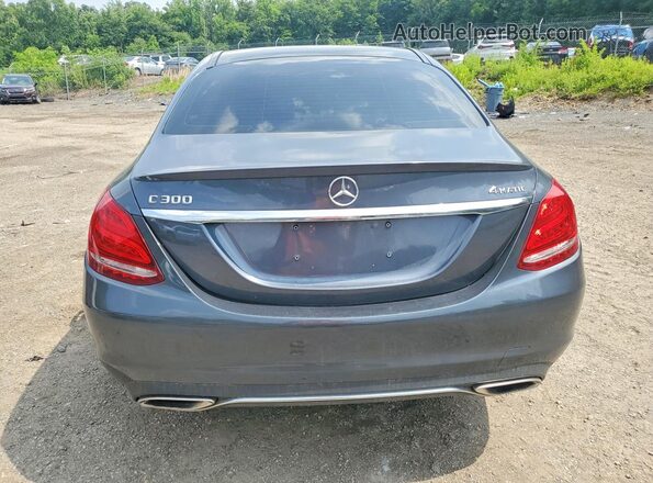 55SWF4KB0GU152286 2016 MERCEDES-BENZ C Синий 