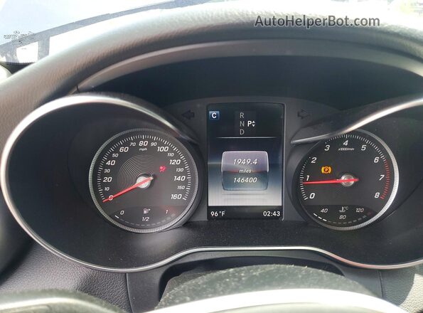 55SWF4KB0GU152286 2016 MERCEDES-BENZ C Синий 