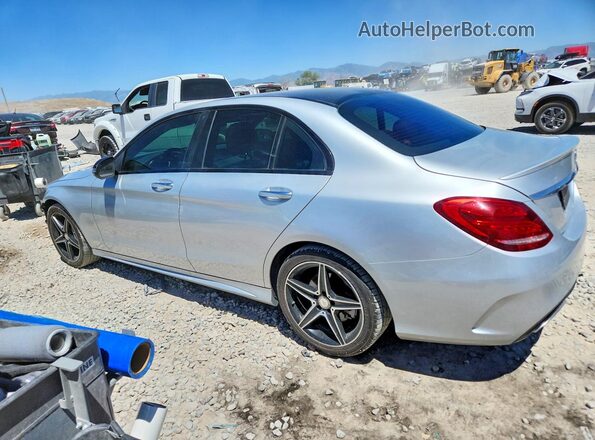 55SWF4KB0GU153499 2016 MERCEDES-BENZ C Silver უკანა მარცხენა