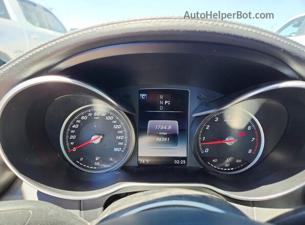 55SWF4KB0GU153499 2016 MERCEDES-BENZ C Silver ხელსაწყოთა პანელის ხედი