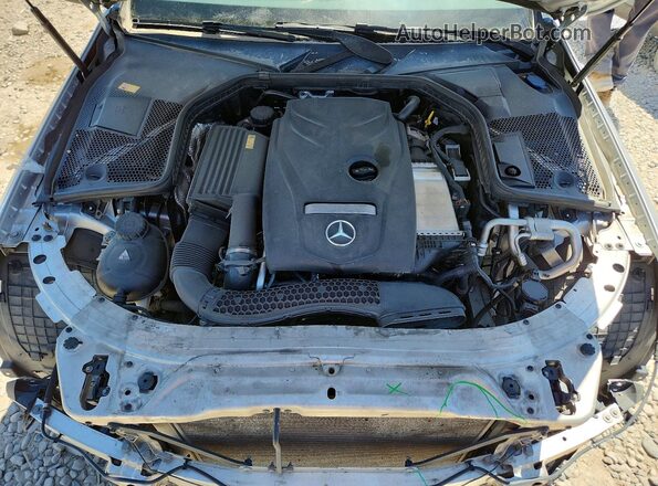 55SWF4KB0GU153499 2016 MERCEDES-BENZ C Silver უკანა სალონის ხედი