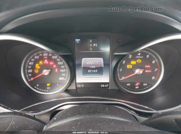 55SWF4KB0GU177012 2016 MERCEDES-BENZ C-CLASS Black Հետևի նստատեղերի տեսք