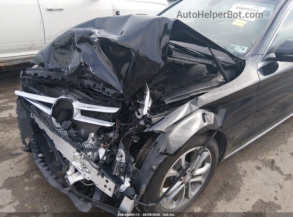 55SWF4KB0GU177012 2016 MERCEDES-BENZ C-CLASS Black Դիմացի տեսք