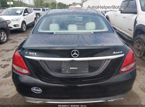 55SWF4KB0GU177012 2016 MERCEDES-BENZ C-CLASS Black 