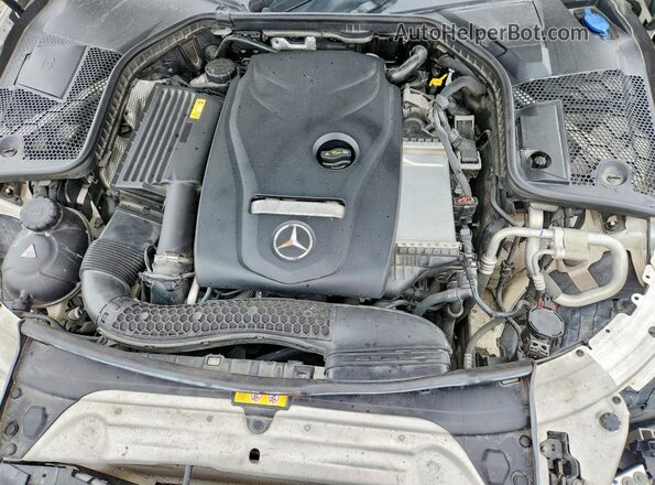 55SWF4KB0HU181675 2017 MERCEDES-BENZ C Белый Вид задней части салона