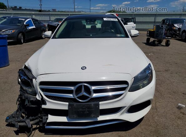 55SWF4KB0HU205120 2017 MERCEDES-BENZ C White 