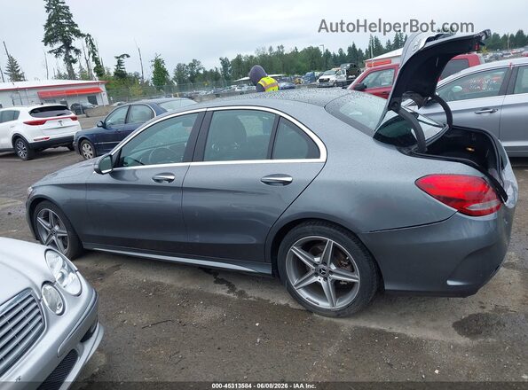 55SWF4KB0HU221799 2017 MERCEDES-BENZ C-CLASS Gray სალონის 360-გრადუსიანი ხედი