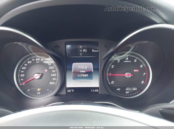 55SWF4KB0HU221799 2017 MERCEDES-BENZ C-CLASS Gray უკანა სავარძლების ხედი