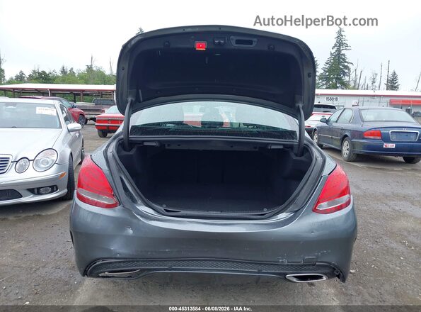 55SWF4KB0HU221799 2017 MERCEDES-BENZ C-CLASS Gray წინა ხედი