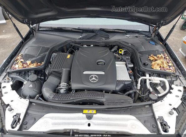55SWF4KB0HU221799 2017 MERCEDES-BENZ C-CLASS Gray უკანა ხედი