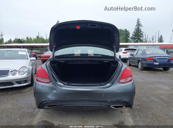 55SWF4KB0HU221799 2017 MERCEDES-BENZ C-CLASS Gray 