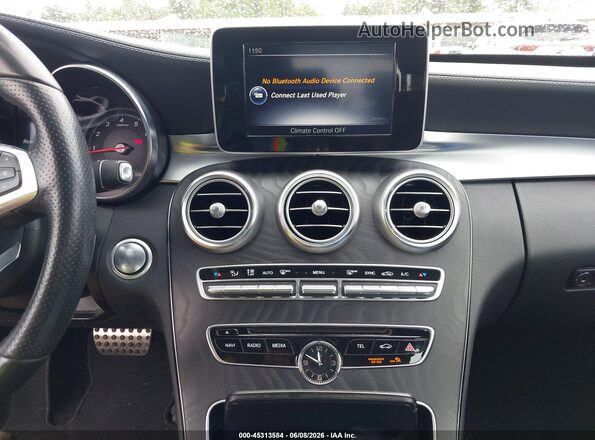 55SWF4KB0HU221799 2017 MERCEDES-BENZ C-CLASS Gray 