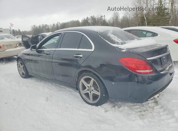 55SWF4KB0JU238754 2018 MERCEDES-BENZ C Black უკანა მარცხენა
